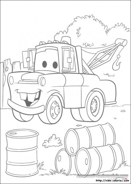 Coloriage CARS MARTIN