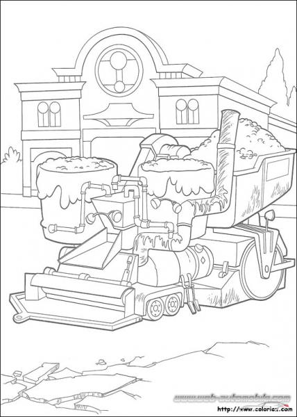 Coloriage CARS BESSIE