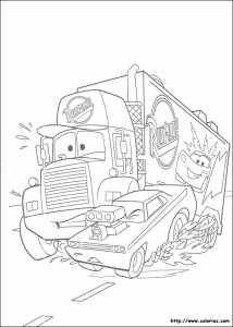 Coloriage CARS  MACK