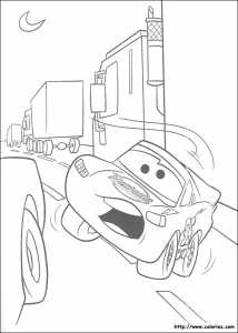 Coloriage CARS FLASH McQUEEN