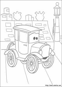 Coloriage CARS LIZZIE