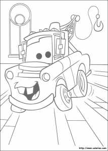 Coloriage CARS MARTIN