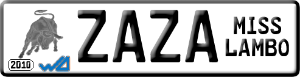 plaque zaza mini