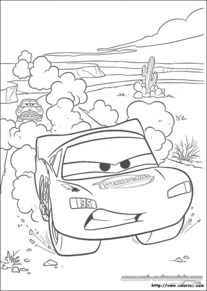 CARS FLASH McQUEEN à la hargne