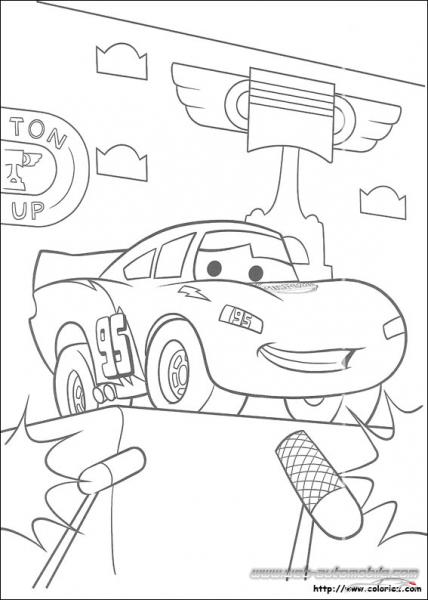 Coloriage CARS FLASH McQUEEN