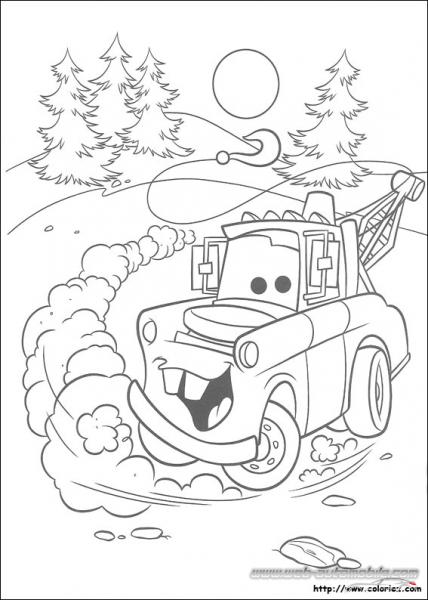 Coloriage CARS MARTIN