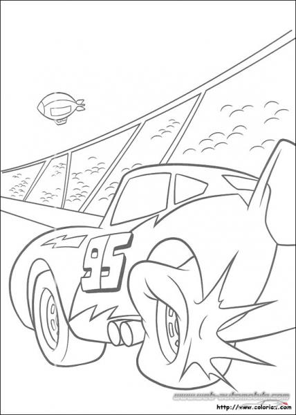 Coloriage CARS FLASH McQUEEN