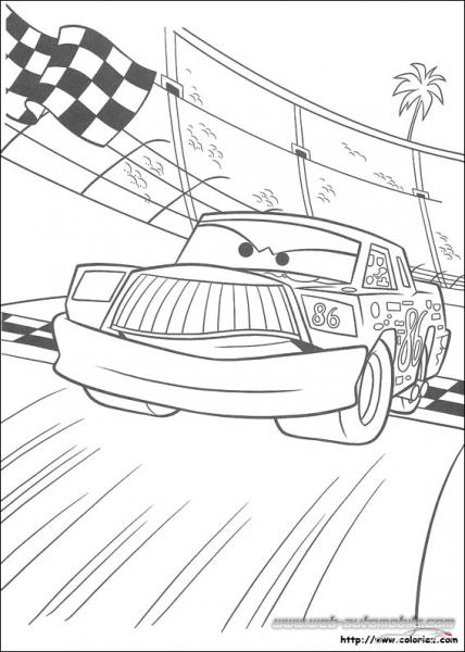 coloriage CARS CHICK HICKS