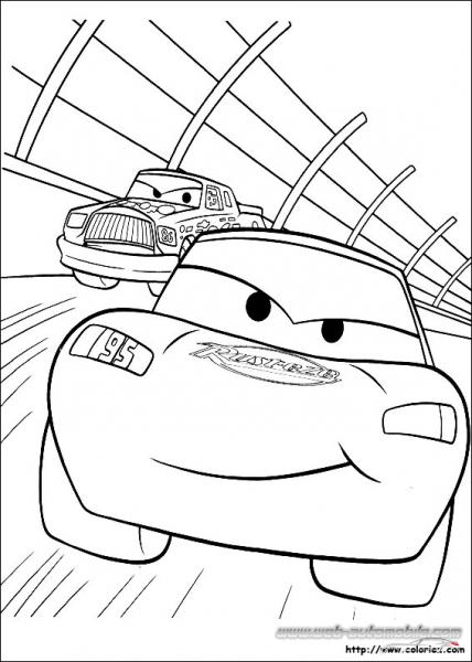 Coloriage CARS FLASH McQUEEN