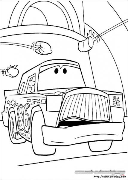 Coloriage CARS Chick Hicks