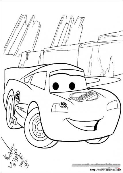 Coloriage CARS FLASH McQUEEN