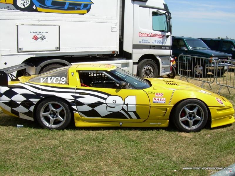 Corvette 4 jaune de course