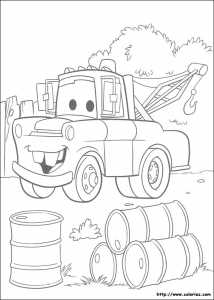 Coloriage CARS MARTIN