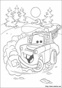 Coloriage CARS MARTIN