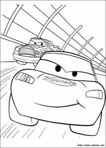 Coloriage CARS FLASH McQUEEN