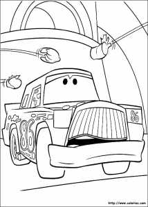 Coloriage CARS Chick Hicks