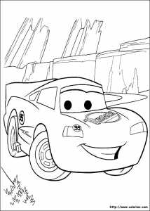 Coloriage CARS FLASH McQUEEN