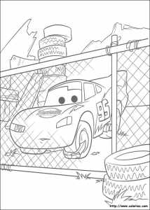 Coloriage CARS FLASH McQUEEN